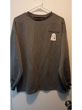 Trick or Treat  Graphic Long Sleeve Top